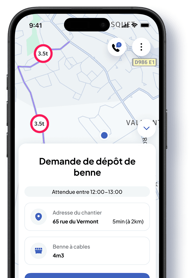 nereva GPS screen
