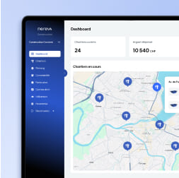 Dashboard of Nereva's transporter back office